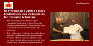IIT Hyderabad & Armed Forces Medical Services Sign MoU for Research & Training Collaboration